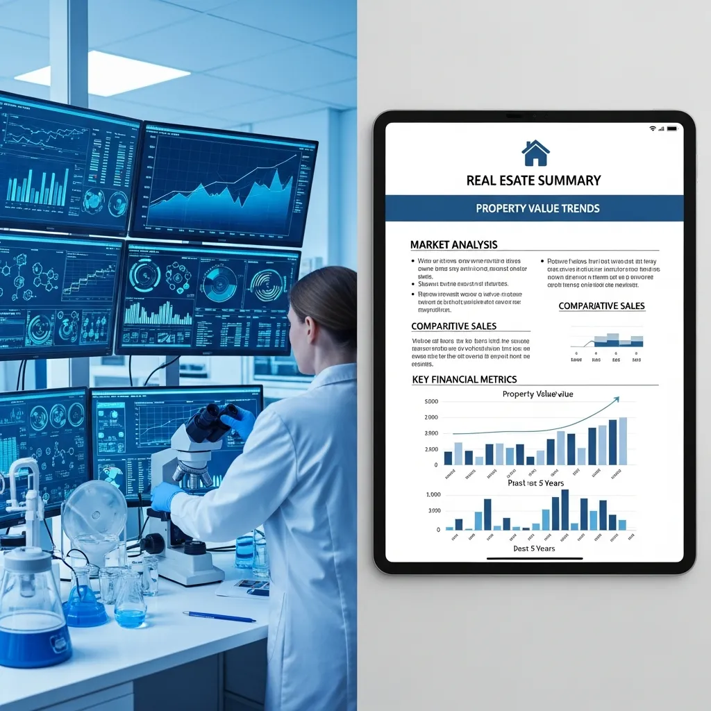 Understanding the Lab Input and Formatted Output House Real Estate Summary